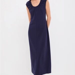Tuckernuck Pomander Place Paula Dress Navy Women’s Medium NWT